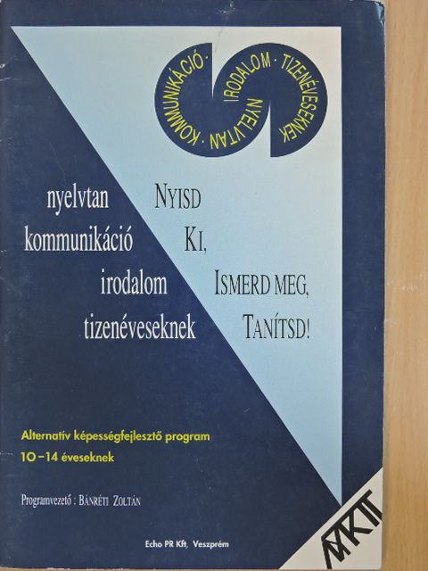Nyisd ki, olvasd el, tanítsd! [antikvár]