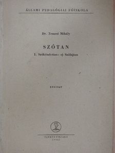 Dr. Temesi Mihály - Szótan [antikvár]