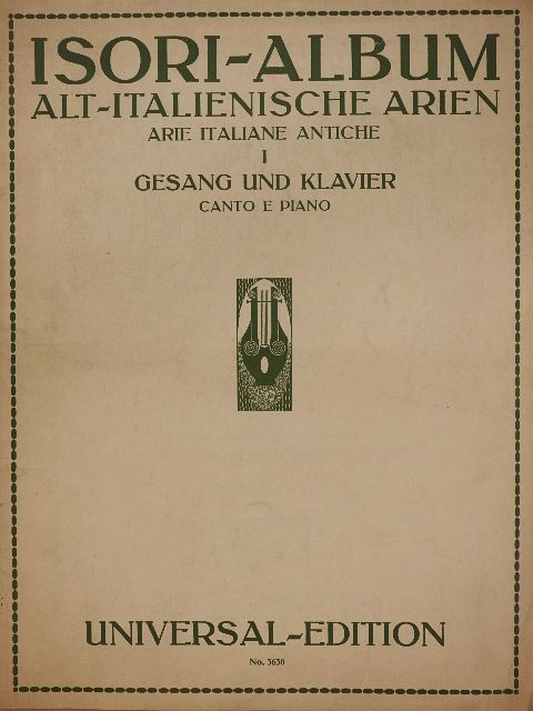 Claudio Monteverdi - Ida Isori-Album - Altitalienische Arien I. [antikvár]