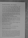 Bernhard Schlink - Der Vorleser [antikvár]