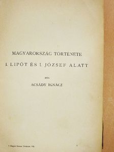 Acsády Ignácz - A magyar nemzet története VII. (rossz állapotú) [antikvár]