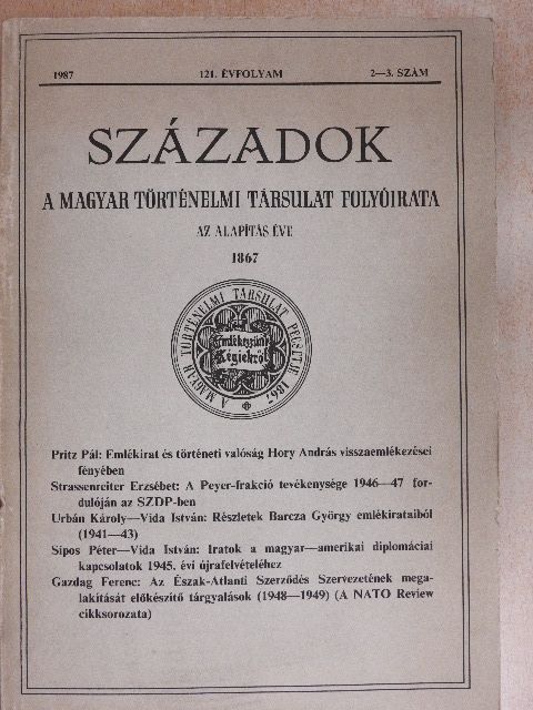 Allan Bullock - Századok 1987/2-3. [antikvár]