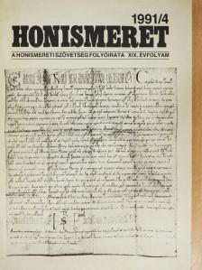 Alföldi Alajos - Honismeret 1991/4. [antikvár]