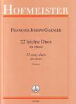 GARNIER, FRANCOIS JOSEPH - 22 LEICHTE DUOS FÜR OBOEN (RÜDIGER SCHWARZ)
