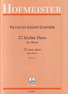 GARNIER, FRANCOIS JOSEPH - 22 LEICHTE DUOS FÜR OBOEN (RÜDIGER SCHWARZ)