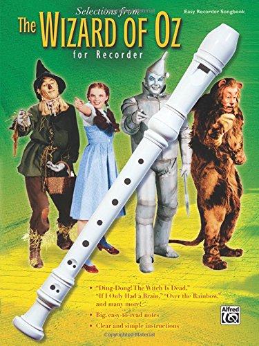 THE WIZZARD OF OZ FOR RECORDER (SELECTIONS FROM) EASY RECORDER SONGBOOK