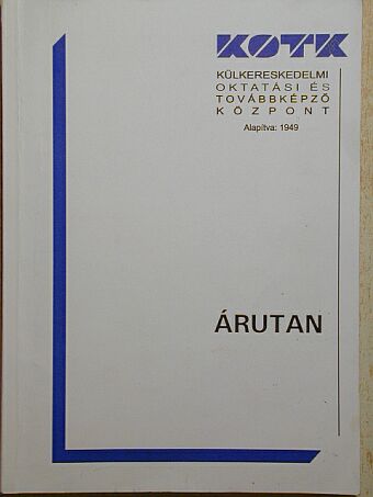 Árutan [antikvár]