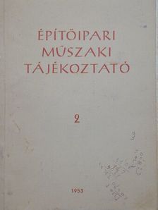 Építőipari műszaki tájékoztató 2. [antikvár]