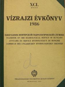 Vízrajzi évkönyv 1986 [antikvár]
