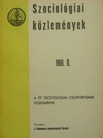 Szociológiai közlemények 1968/II. [antikvár]