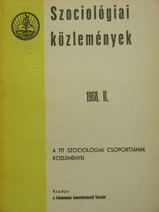 Szociológiai közlemények 1968/II. [antikvár]