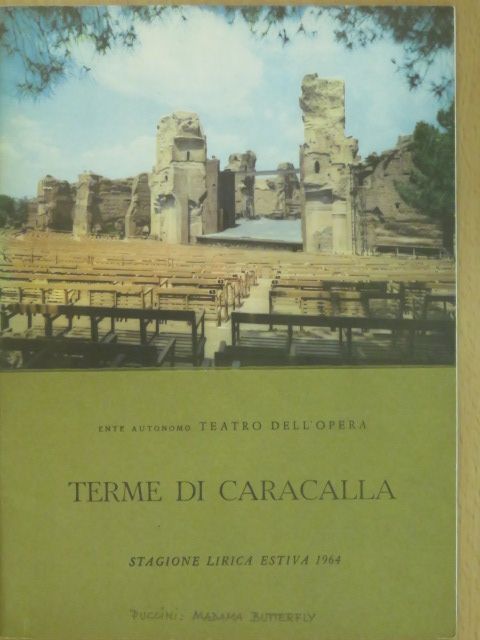 Giacomo Puccini - Terme di Caracalla [antikvár]