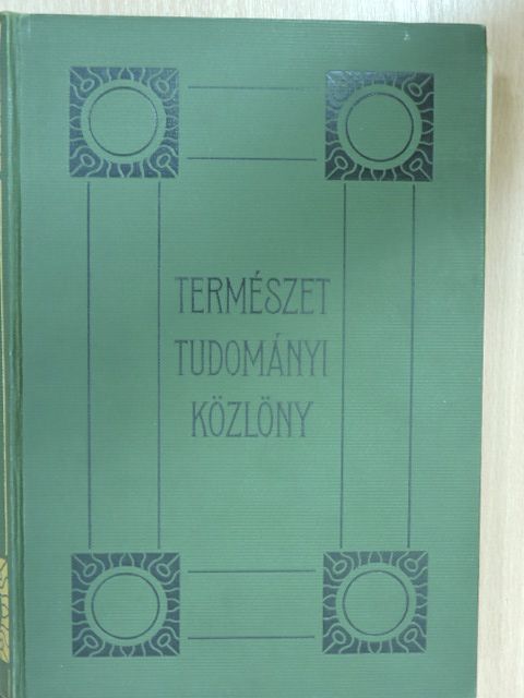 Természettudományi Közlöny 1929. (nem teljes évfolyam) [antikvár]