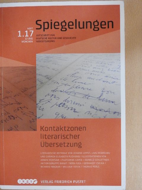 Carmen Elisabeth Puchianu - Kontaktzonen literarischer Übersetzung - Spiegelungen 1.17 [antikvár]