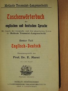 Taschenwörterbuch der englischen und deutschen Sprache I./A Pocket-Dictionary of the English and German Languages I. [antikvár]