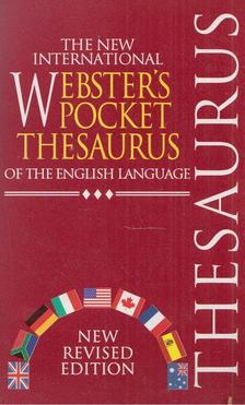 J. Redcliff - The new international Webster's pocket thesaurus of the English language [antikvár]