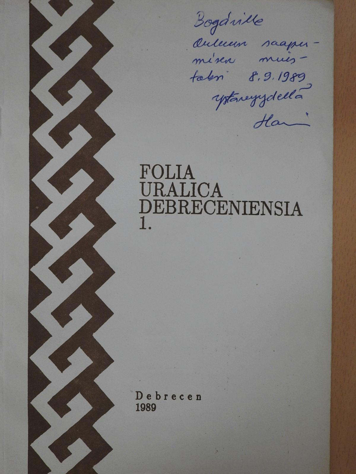 Harri Mantila - Unkarin ns. I gerundin syntaksia ja semantiikkaa muodon suomenkielisten vastineiden valossa (dedikált példány) [antikvár]