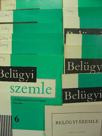 Ács János - Belügyi Szemle 1978. január-december [antikvár]