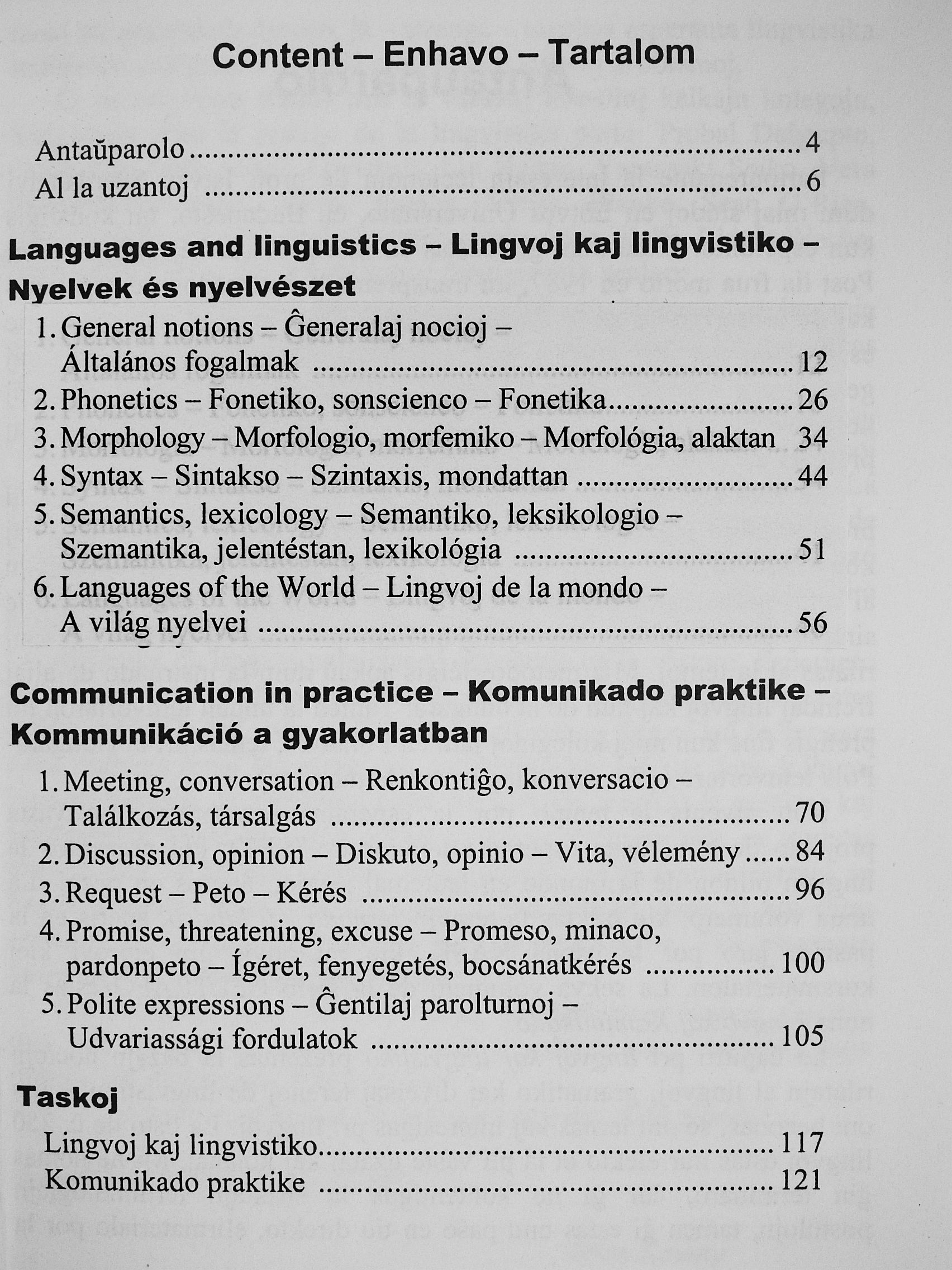 Ilona Koutny - Angla-Esperanta-Hungara etvortaro pri Lingvo kaj Komunikado [antikvár]