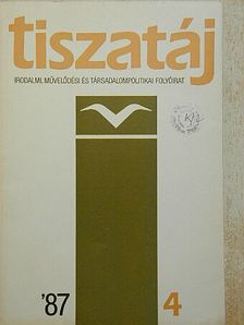 Apró Ferenc - Tiszatáj 1987. április [antikvár]