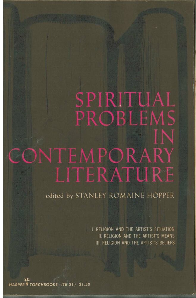 Stanley Romaine Hopper - Spiritual Problems in Contemporary Literature [antikvár]