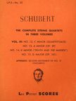Franz Schubert - The Complete String Quartets III. [antikvár]