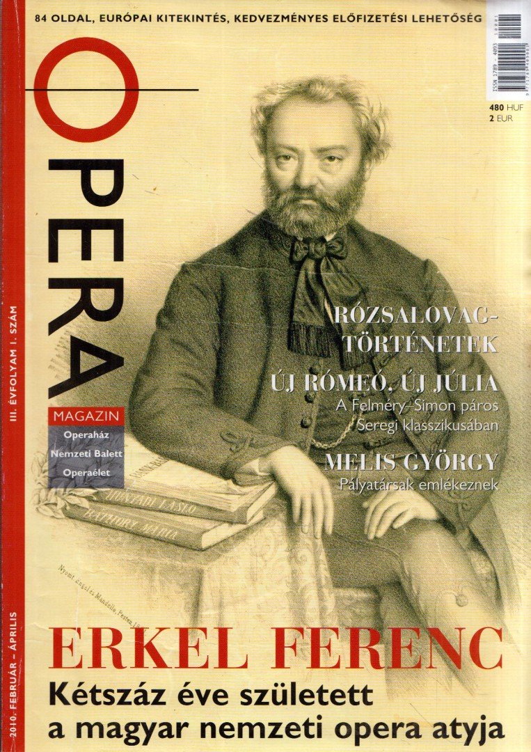VÁRKONYI TAMÁS - Operamagazin 2010. február-április [antikvár]