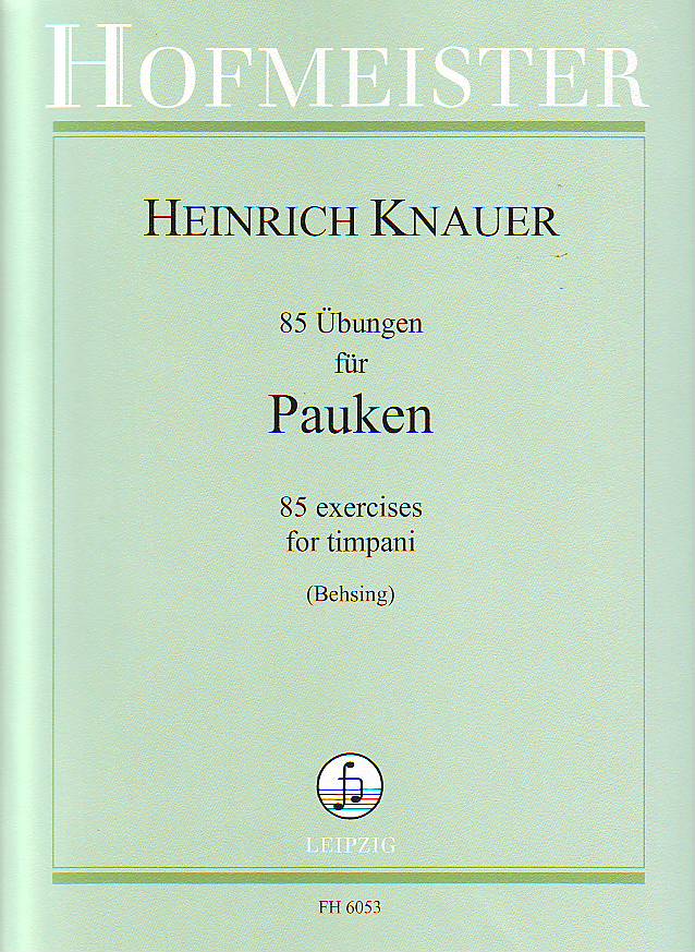 KNAUER - 85 ÜBUNGEN FÜR PAUKEN (BEHSING)