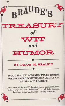 Jacob M. Braude - A Treasury of Wit & Humour [antikvár]