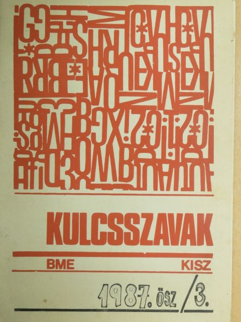 Árkus József - Kulcsszavak 1987/3. [antikvár]