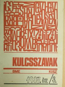 Árkus József - Kulcsszavak 1987/3. [antikvár]