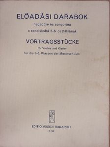 F. Mendelssohn - Előadási darabok hegedűre és zongorára [antikvár]