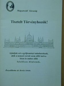 Tisztelt Törvényhozók! [antikvár]
