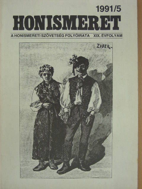 Ágoston István - Honismeret 1991/5. [antikvár]