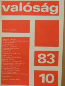 Bácskai Tamás - Valóság 1983. október [antikvár]