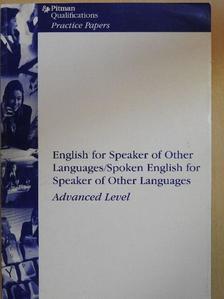 English for Speaker of Other Languages/Spoken English for Speaker of Other Languages [antikvár]
