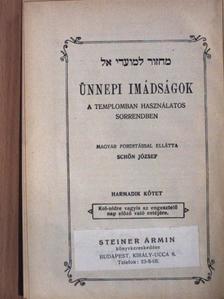 Ünnepi imádságok III. [antikvár]