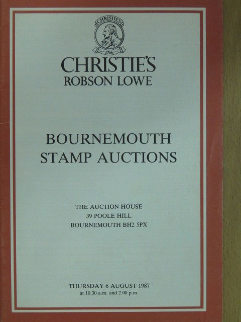 Christie's Robson Lowe - Bournemouth Stamp Auctions [antikvár]