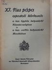 XI. Pius pápa - XI. Pius pápa Apostoli körlevele [antikvár]
