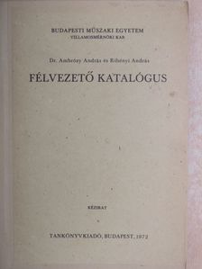 Dr. Ambrózy András - Félvezető katalógus [antikvár]