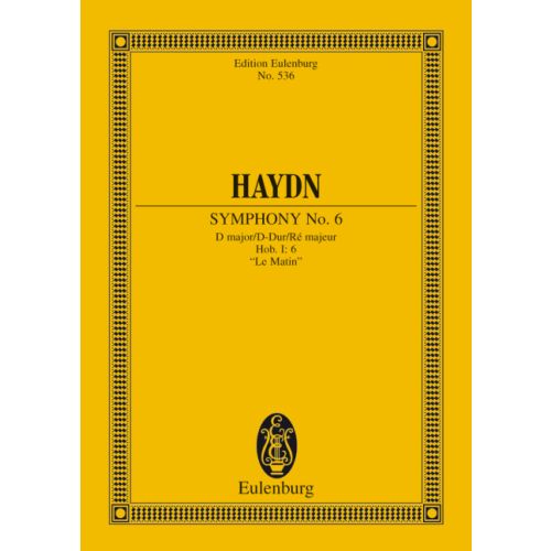 HAYDN J. - SYMPHONY NO.6 D MAJOR HOB.I:6 "LE MATIN" POCKET SCORE (H.C.ROBBINS LANDON)