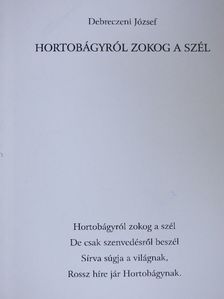 Debreczeni József - Hortobágyról zokog a szél [antikvár]