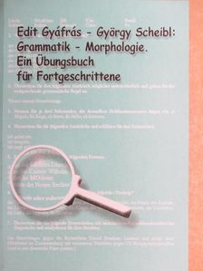 Edit Gyáfrás - Grammatik-Morphologie [antikvár]