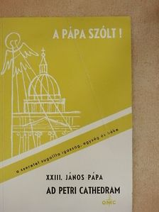 XXIII. János pápa - Ad petri cathedram [antikvár]