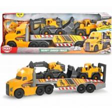 Dickie: Volvo munkagép szállító Mack kamion - 70 cm