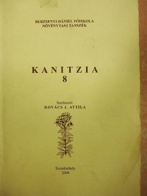Balogh Lajos - Kanitzia 8. [antikvár]