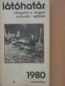 Csoóri Sándor - Látóhatár 1980. november [antikvár]