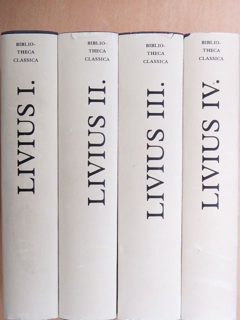 Livius - A római nép története a város alapításától I-IV. [antikvár]