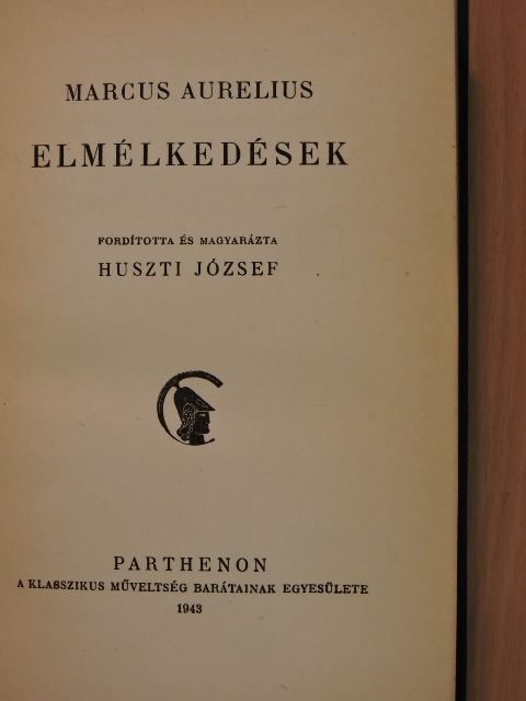 Marcus Aurelius - Elmélkedések [antikvár]