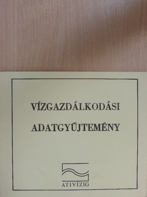 Balla Tibor - Vízgazdálkodási adatgyűjtemény [antikvár]